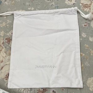 Zimmermann Cream Drawstring Bag